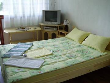 Фото номера Двухместный номер с 1 кроватью и балконом Гостевой дом Family Hotel Shisharka г. Батак 10